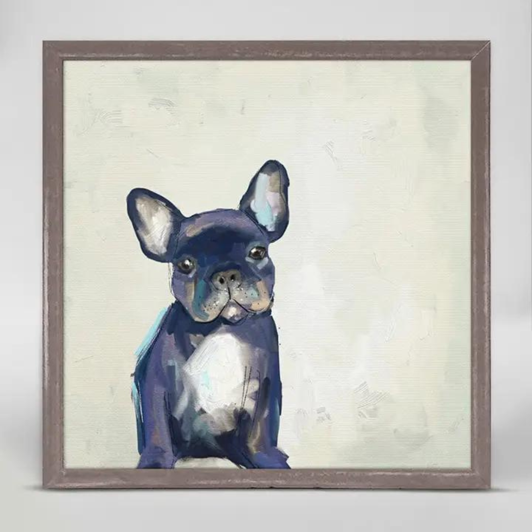 Frenchie Pup Mini Canvas