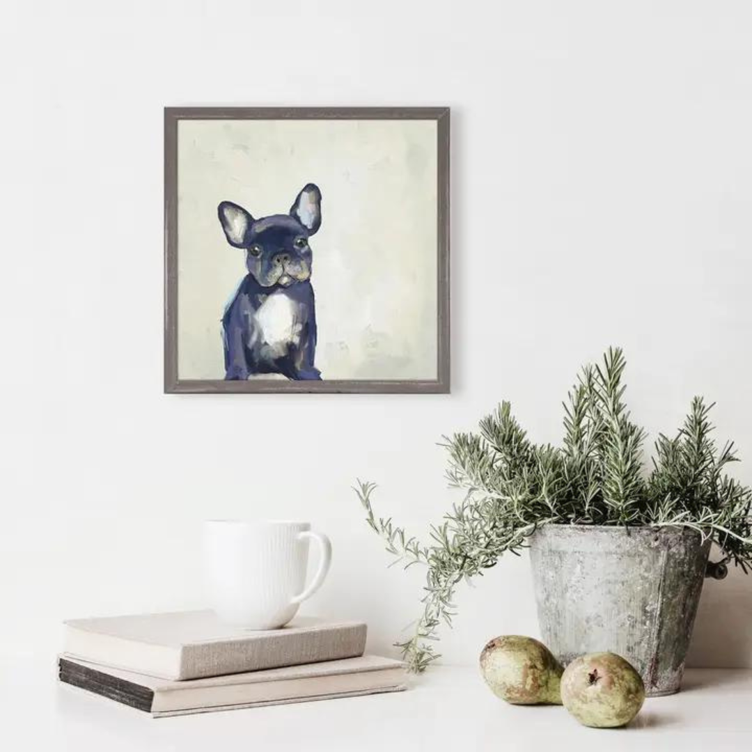 Frenchie Pup Mini Canvas
