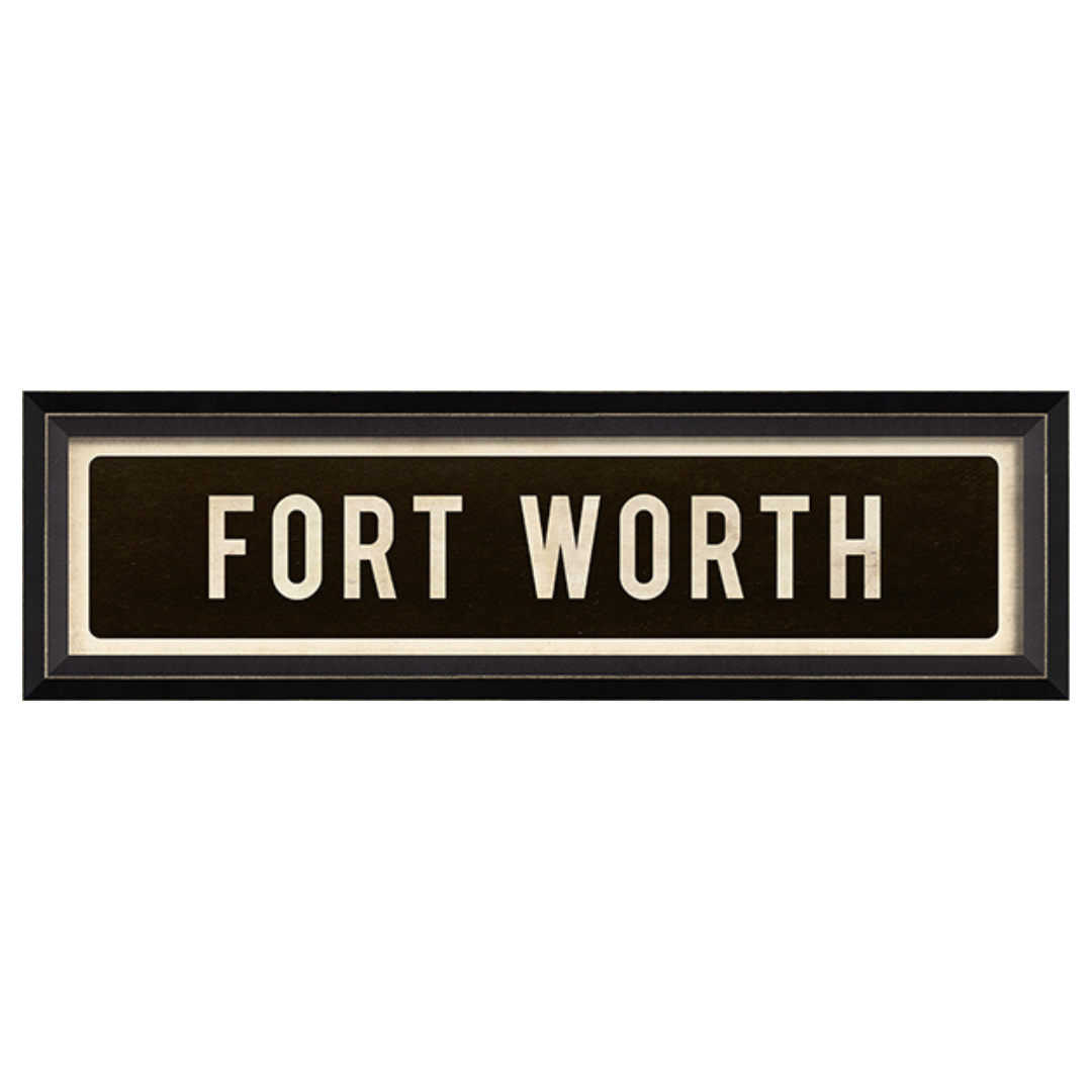 Fort Worth Street Sign