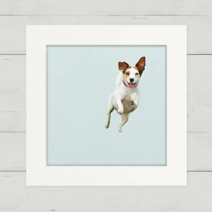 Jump For Joy Jack Russell Happy Square