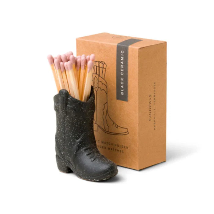 Cowboy Boot Match Holder, Black