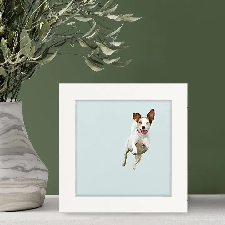 Jump For Joy Jack Russell Happy Square
