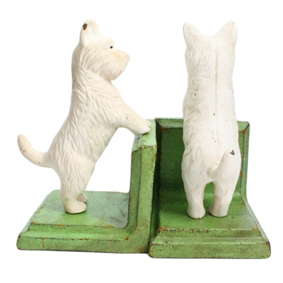 Standing Westie Bookend Set