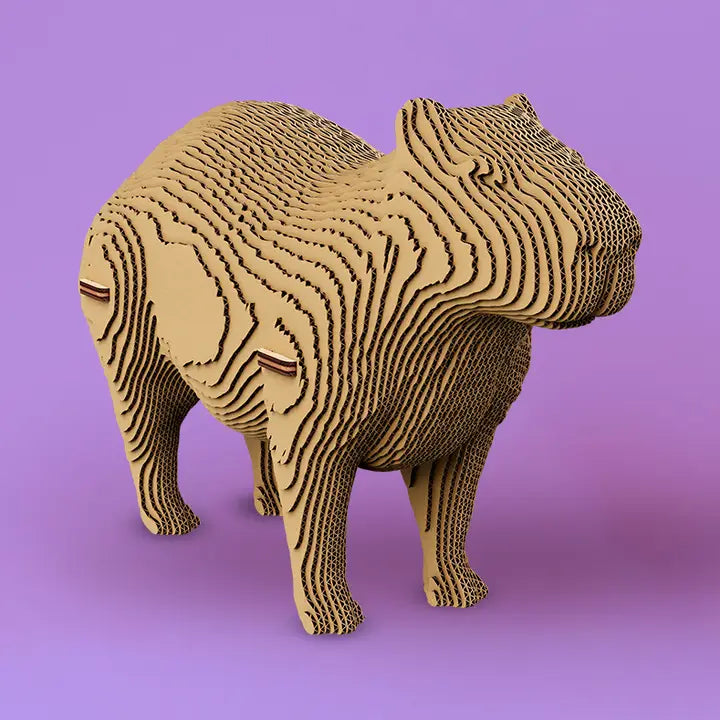 Capybara 3D Puzzle Cardboard Model