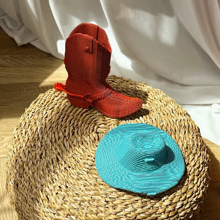 Western 3D Puzzle Cardboard Model