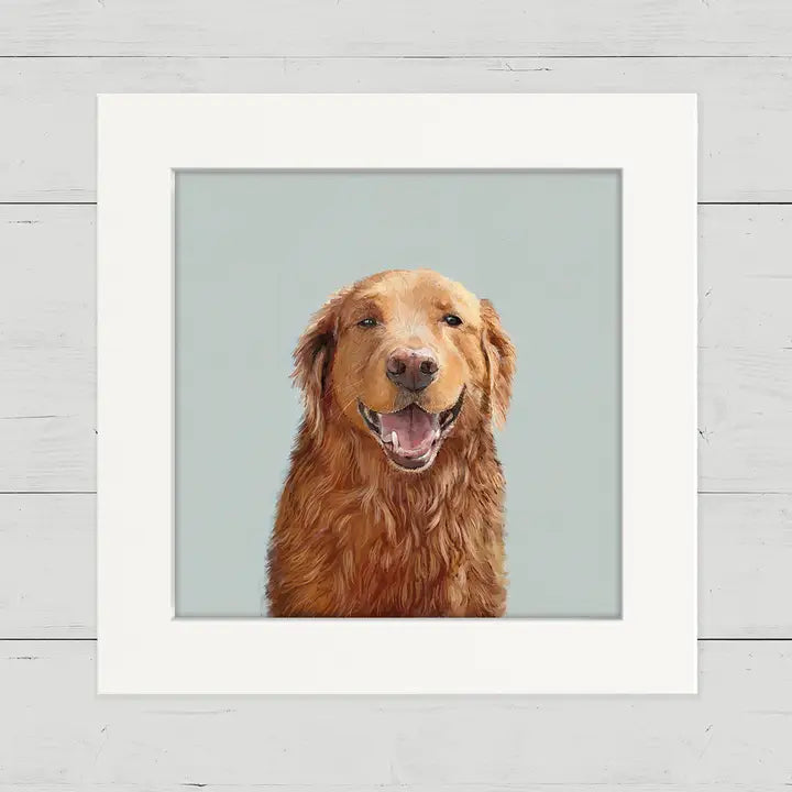 Good Boy Golden Happy Square