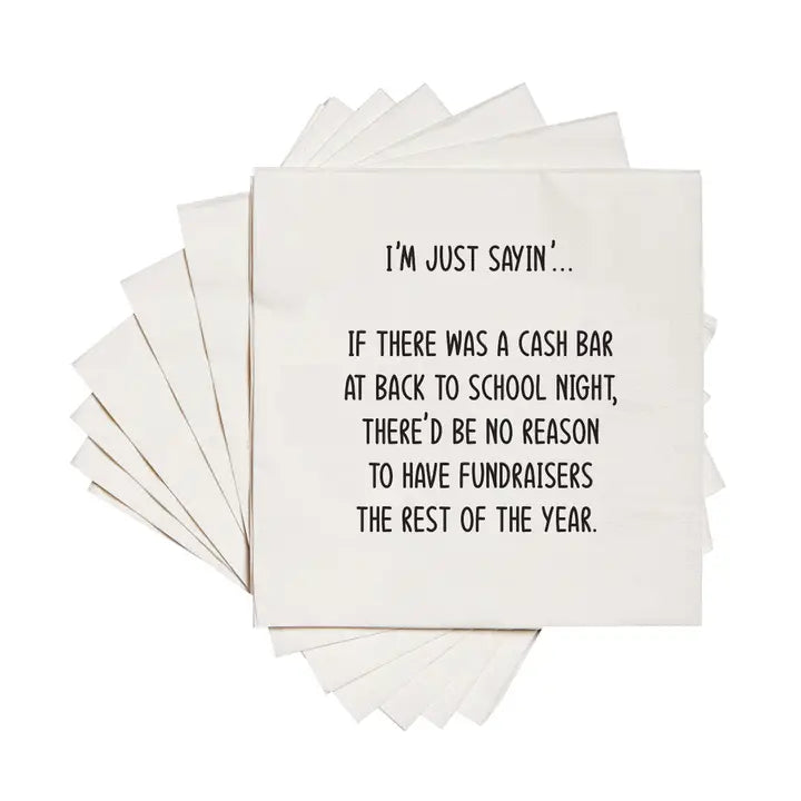 If There Was A Cash Bar Cocktail Napkins