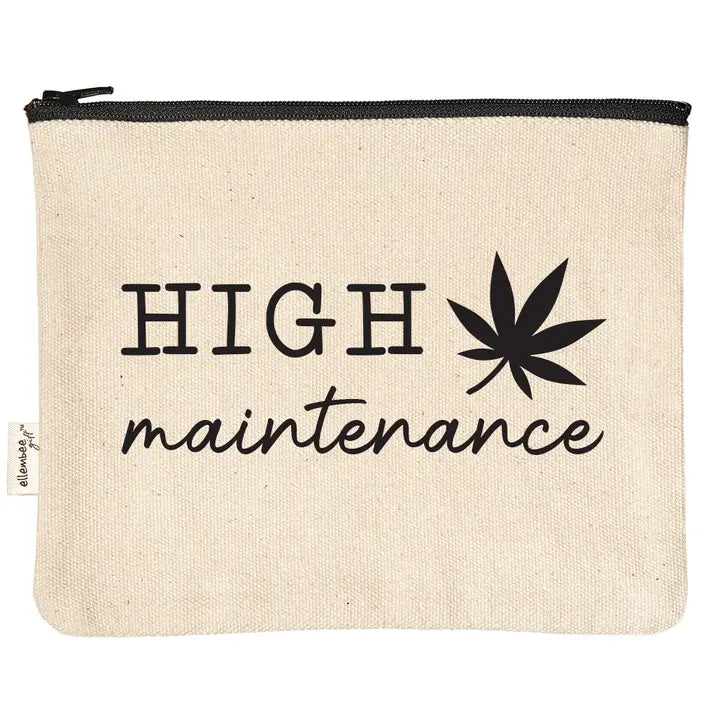 High Maintenance Zipper Pouch