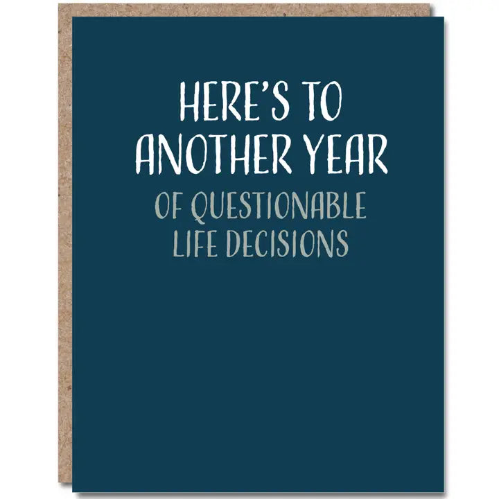 Here's To Another Year Card