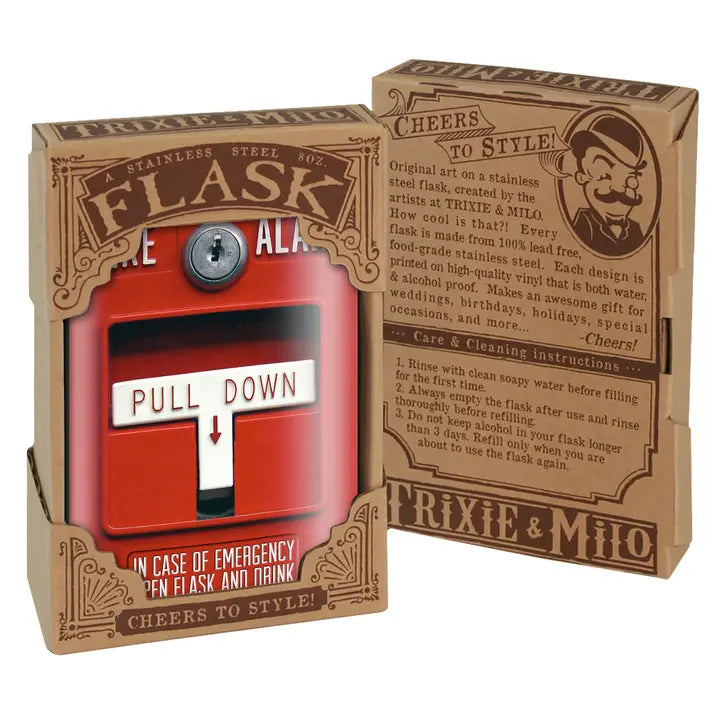 Fire Alarm Pull Station Flask