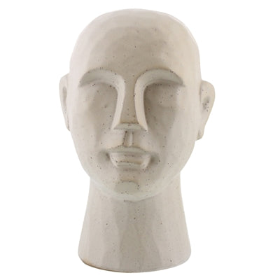 Gris Geometric Bust, White