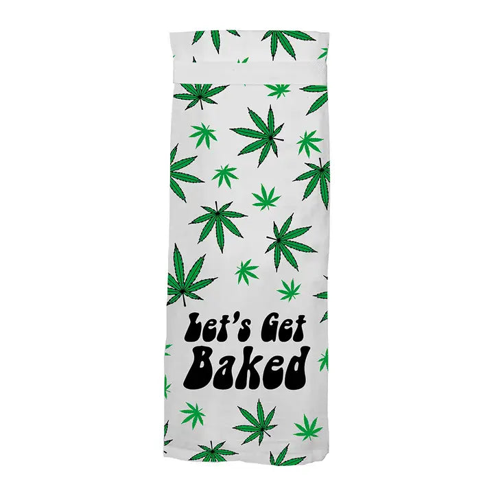 Let's Get Baked Stoner Tea Towel