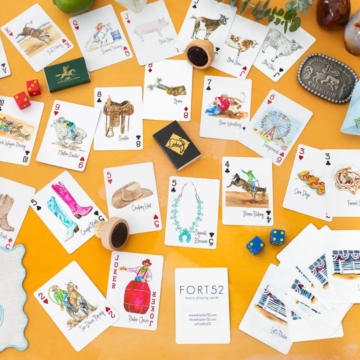 Let's Rodeo Playing Cards