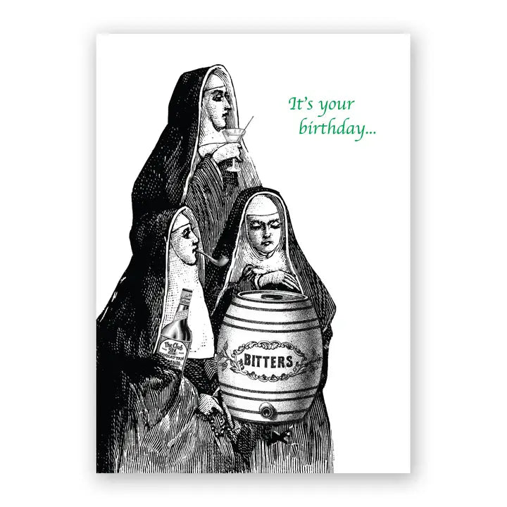 Nuns Birthday Card