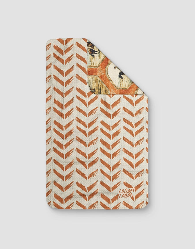 Cowboy Chevron Reversible Tea Towel