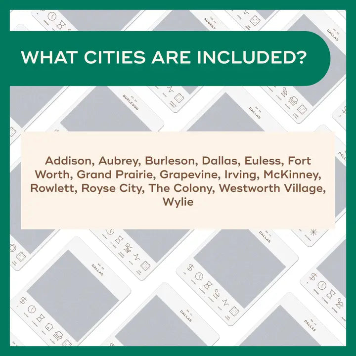 Dallas-Fort Worth Adventure Bucket List Scratch Offs