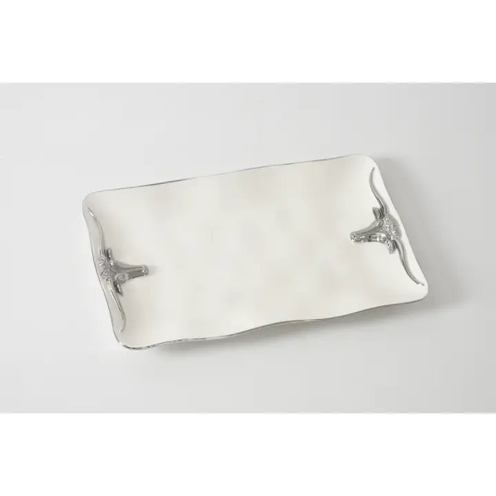 Longhorn Rectangular Platter