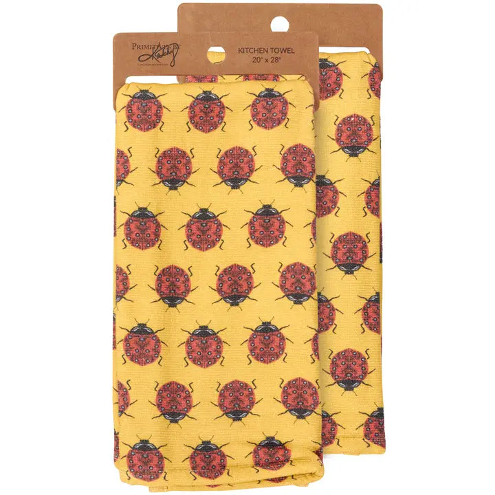 Ladybug Kitchen Towel