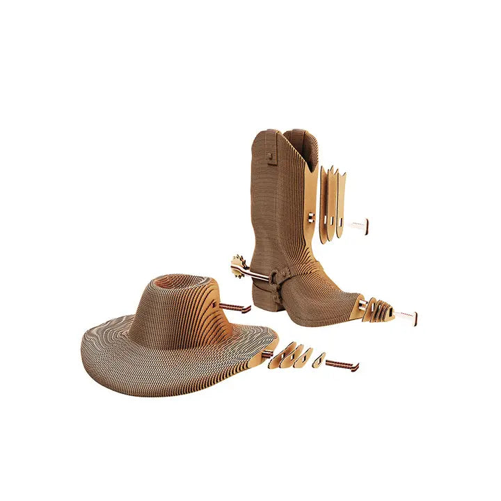 Western 3D Puzzle Cardboard Model