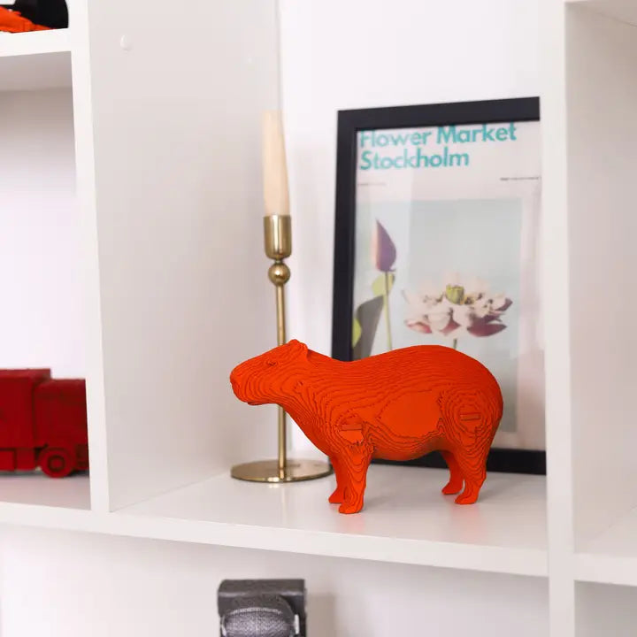 Capybara 3D Puzzle Cardboard Model