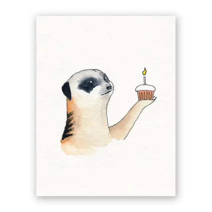 Meerkat Birthday Card