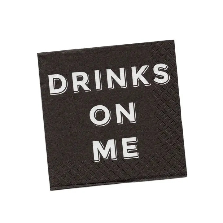 Drinks On Me Napkin