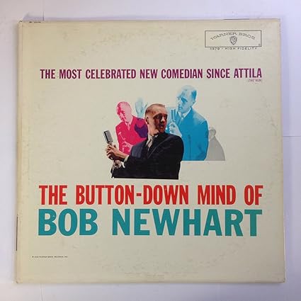 Button Down Mind of Bob Newhart Vinyl Record