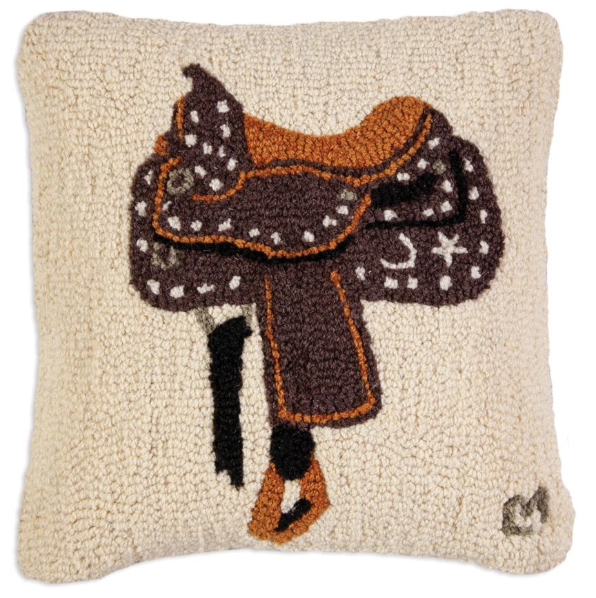 Western Saddle Pillow 18x18