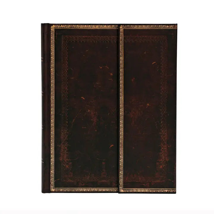 Black Moroccan Old World Leather Journal