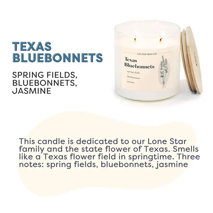 Texas Bluebonnet 2-Wick Candle