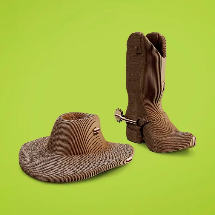 Western 3D Puzzle Cardboard Model