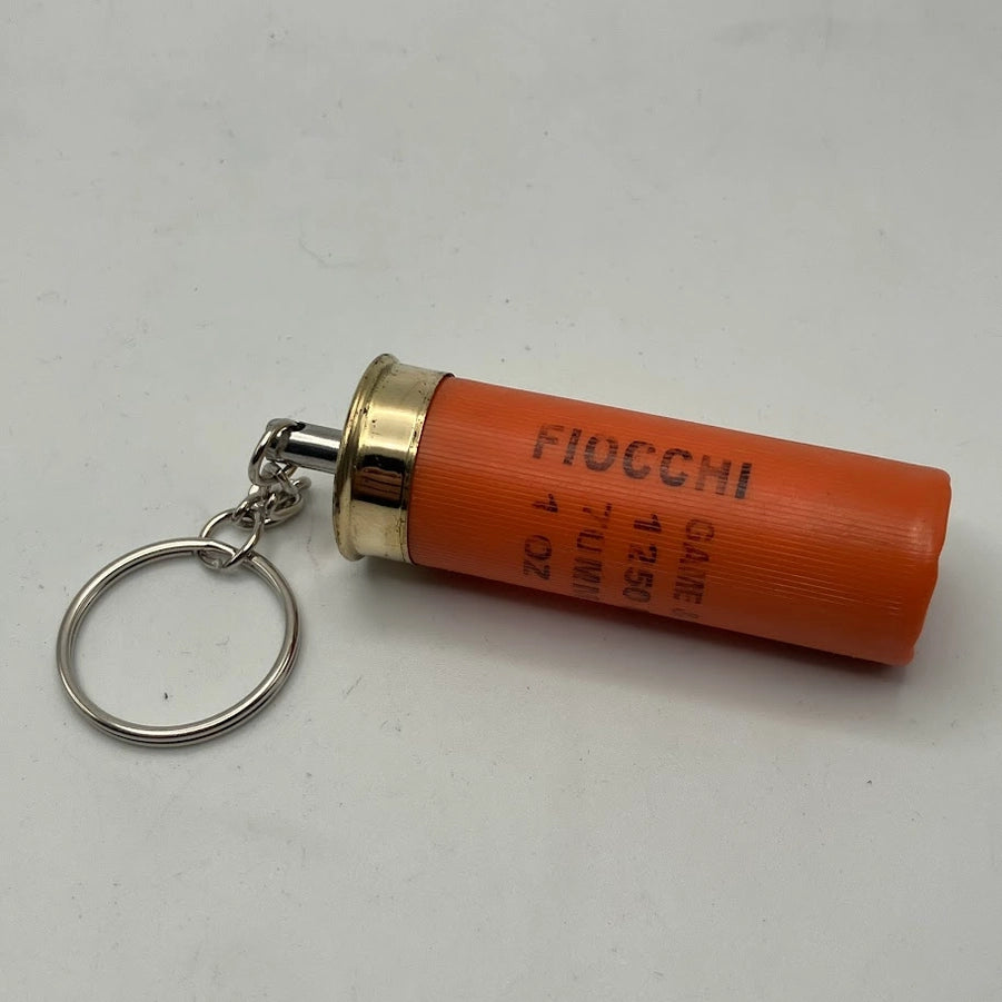 Shotgun Shell Keychain in Orange