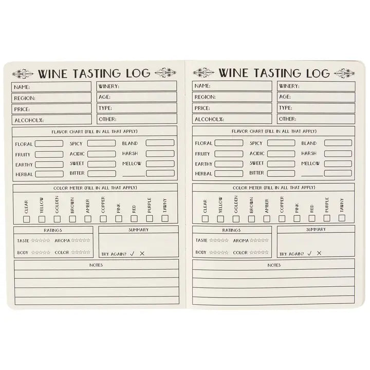 Wine Tasting Journal