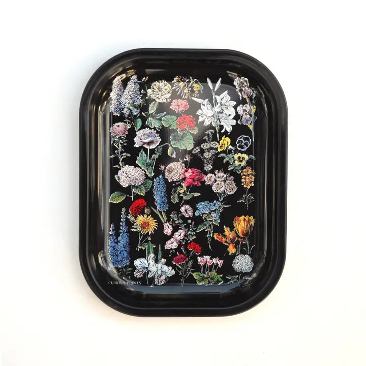 Black Fleurs Ritual Tray