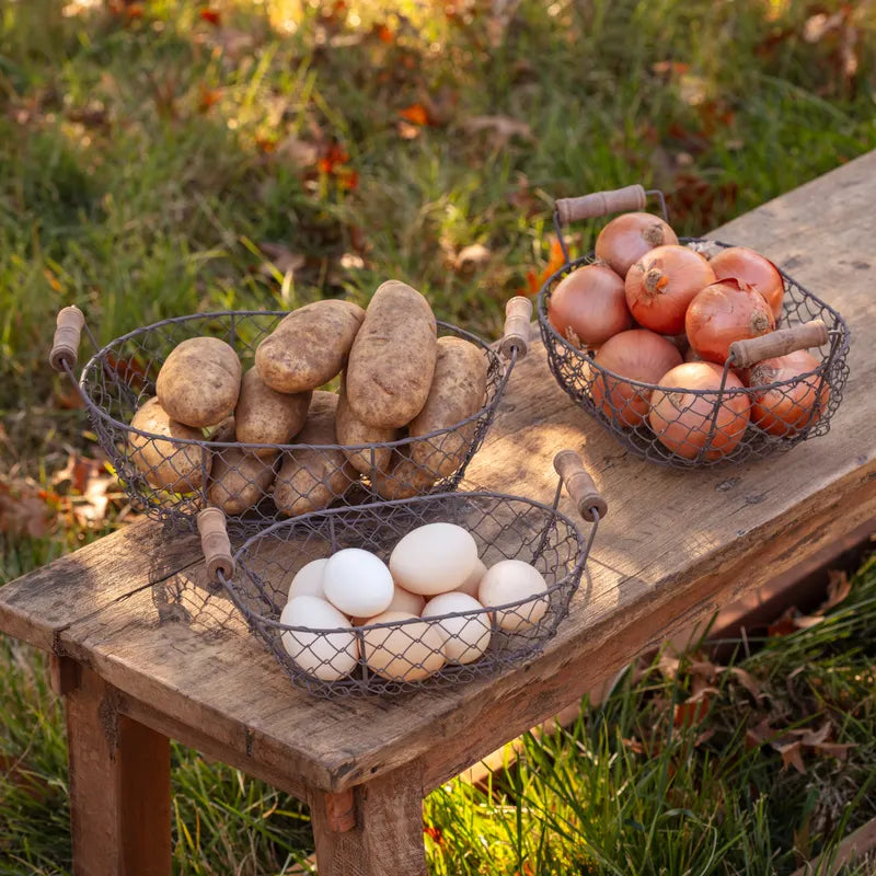 Wire Farm Basket, Sm