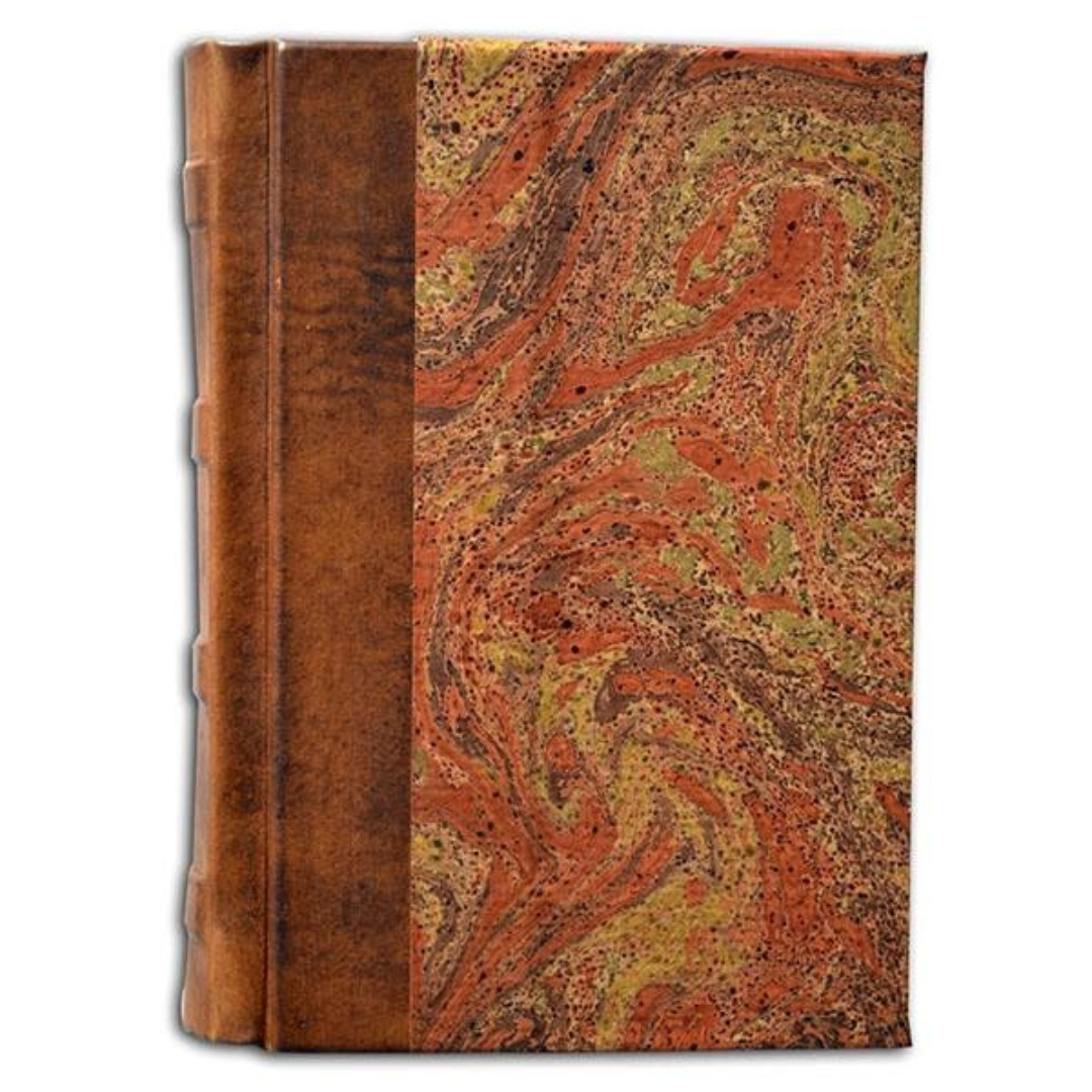 Brown Leather & Marble Journal