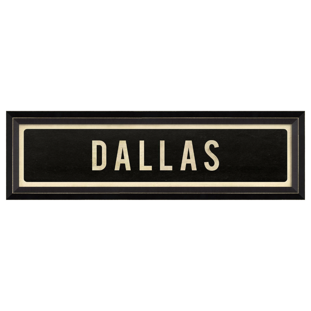 Dallas Street Sign