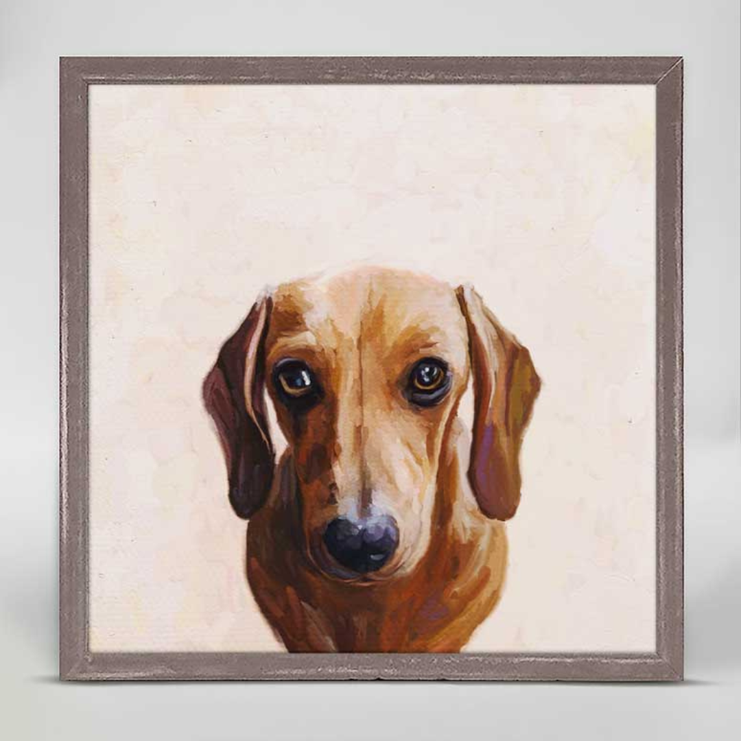 Looking For Cookies Mini Framed Canvas