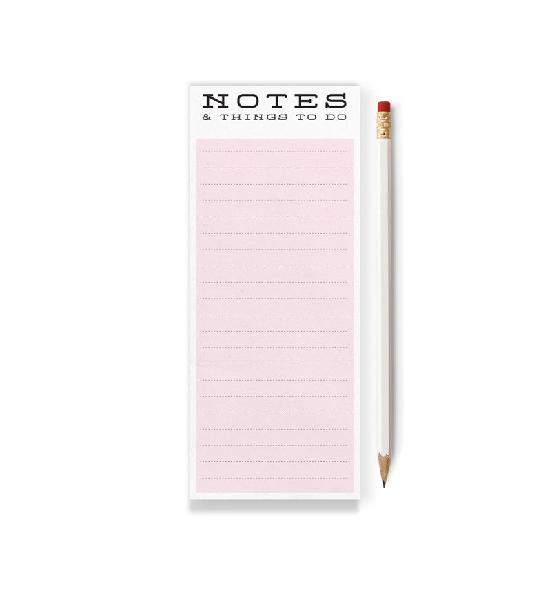 Notes and Things to Do Skinny Notepad