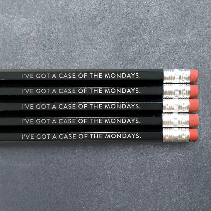 Case of the Mondays Pencil Pack of 5