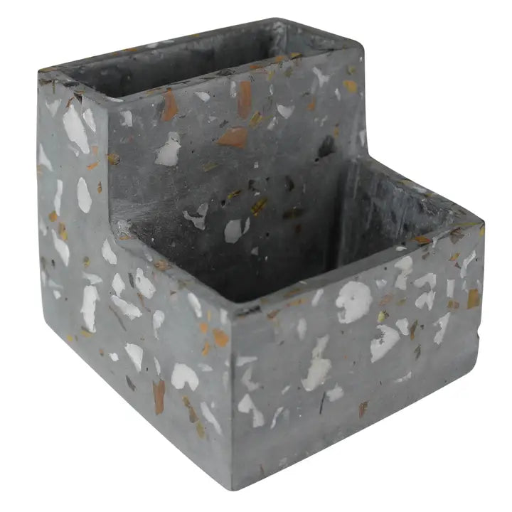 Black Terrazzo Pencil Holder/Planter