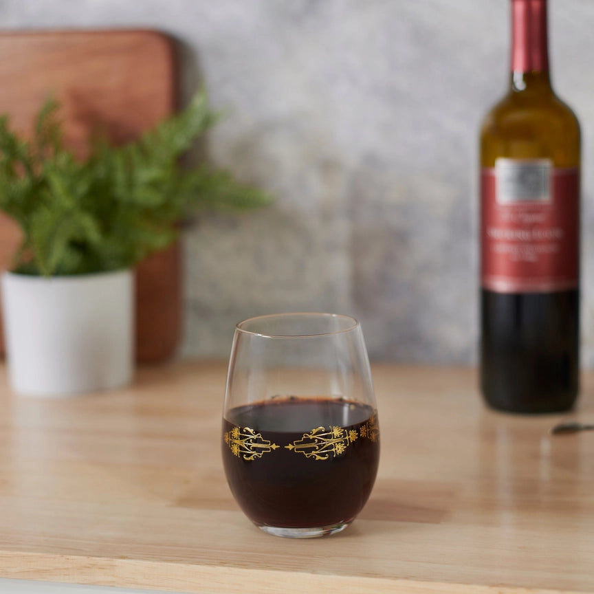 Art Deco Wine Glass