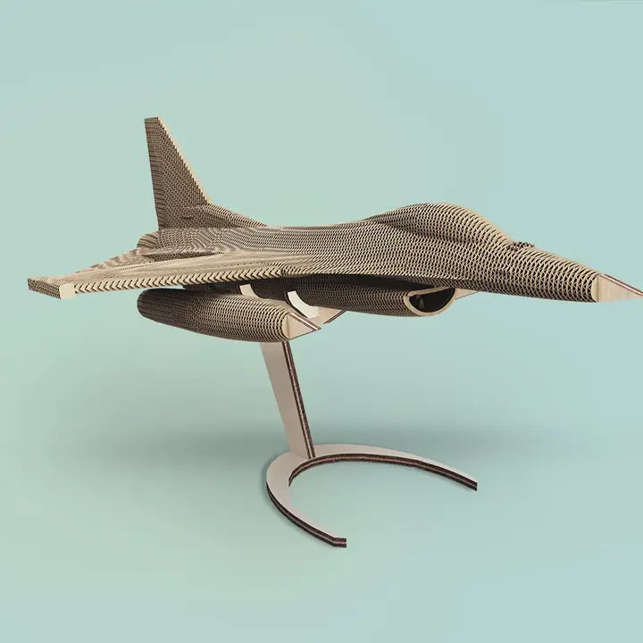 F-16 3D Puzzle Cardboard Model