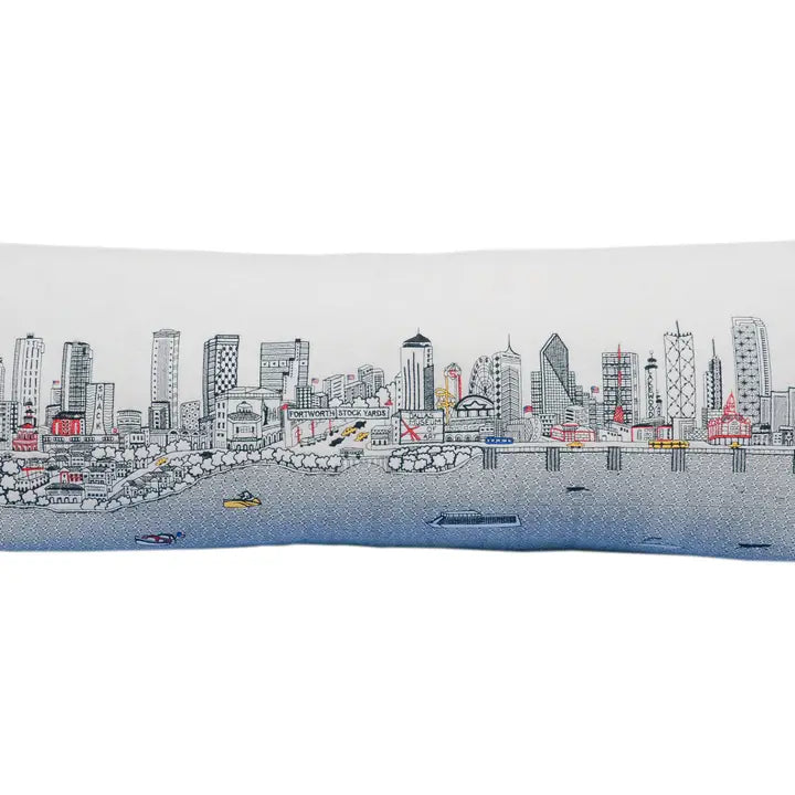 Fort Worth/Dallas Pillow 45" X 14" King