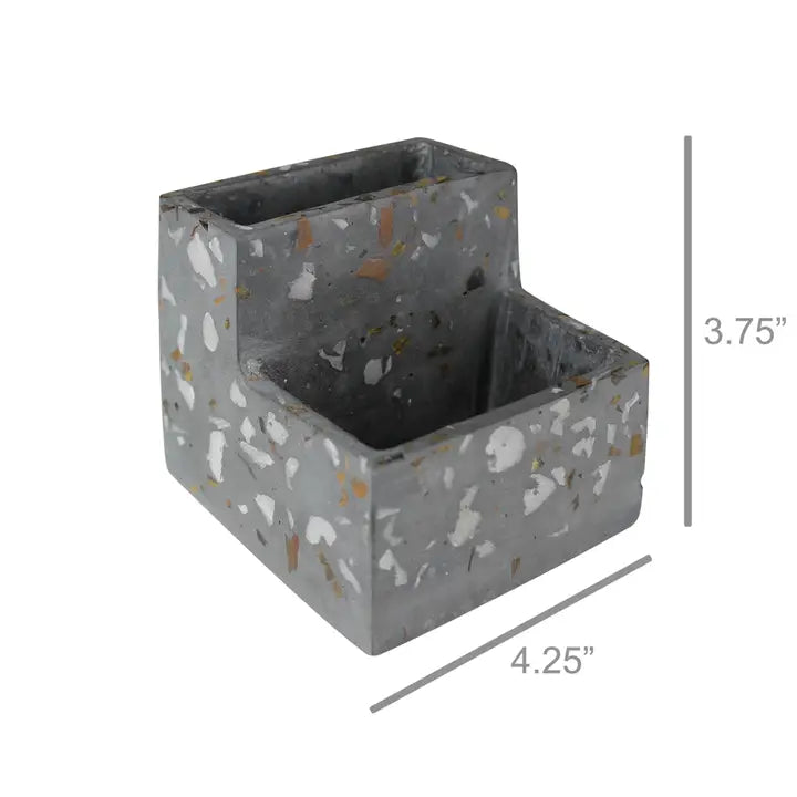 Black Terrazzo Pencil Holder/Planter