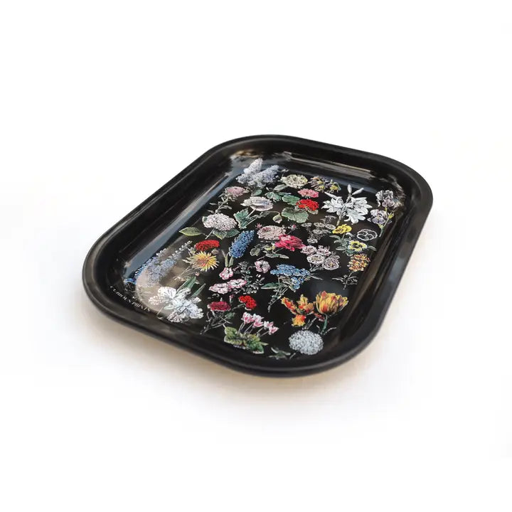 Black Fleurs Ritual Tray