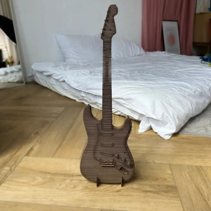 Guitar 3D Puzzle Cardboard Model