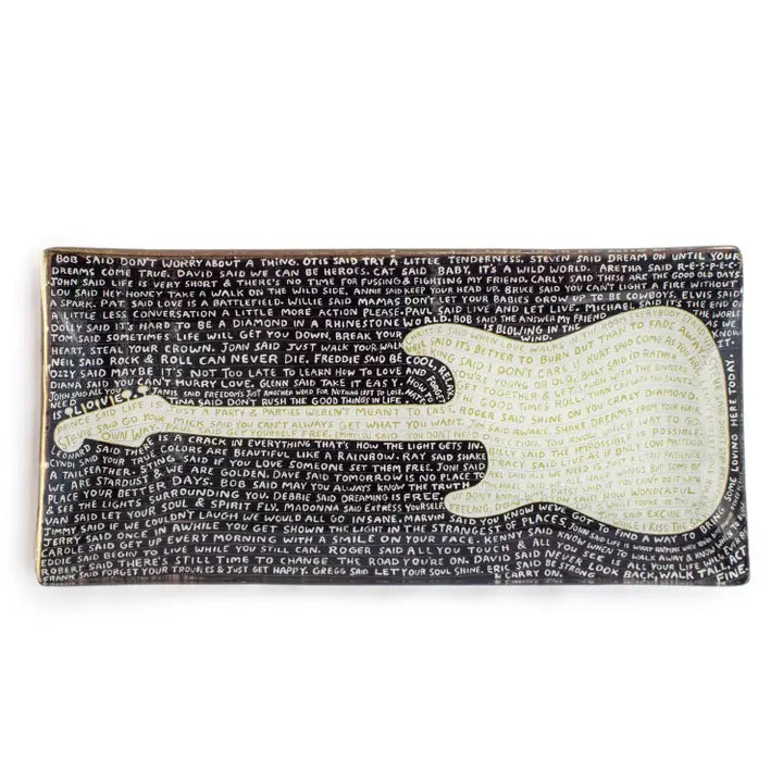 Legends Rectangle Decoupage Plate