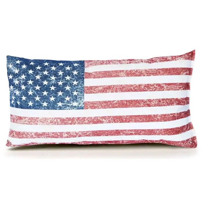 American Flag Pillow 12 X 20