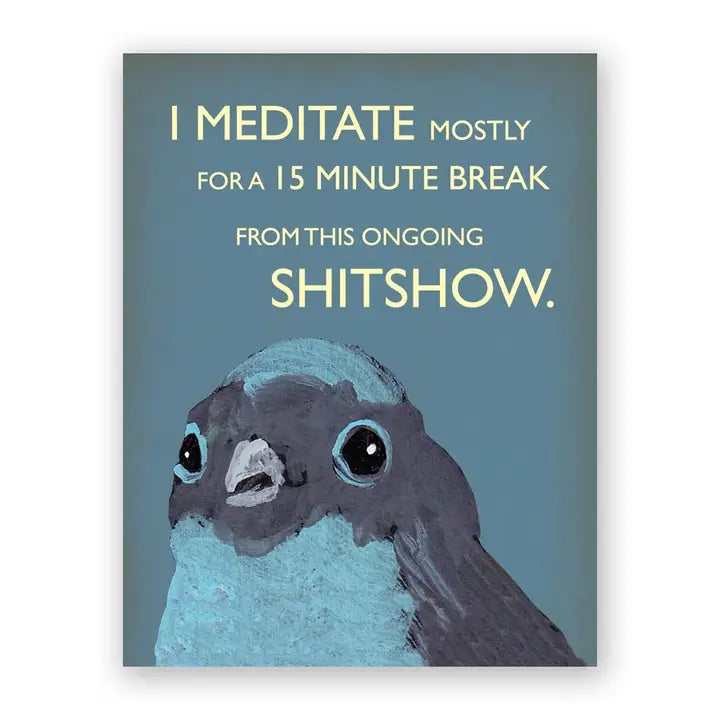 Meditate Greeting Card